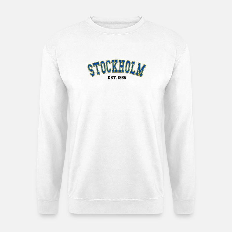 Stockholm Est.1965 - Unisex Pullover - Weiß
