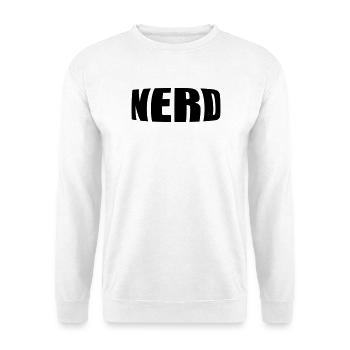 NERD - Unisex Pullover - Weiß - Vorne