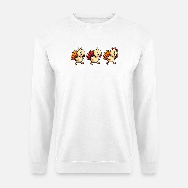 Thanksgiving Truthahn Baby - Unisex Pullover - Weiß