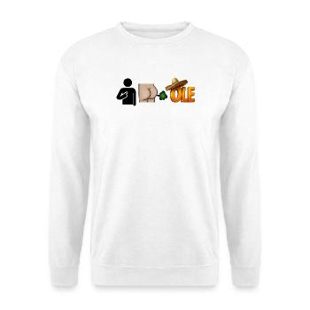 T-shirt Rebus pour les plus décontractés - Sweat-shirt Unisexe - blanc - Devant