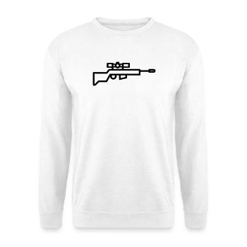 sniper - Unisex Sweatshirt - white - Front