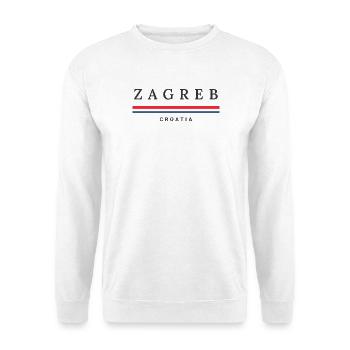 Zagreb City Croatia - Unisex Sweatshirt - white - Front