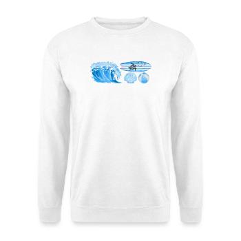 Ocean Vibe - Sweat-shirt Unisexe - blanc - Devant