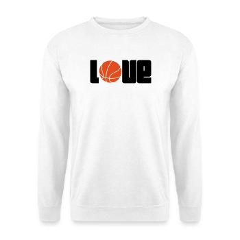 Basket Ball / Basketball / Basktet-Ball / Sport - Sweat-shirt Unisexe - blanc - Devant