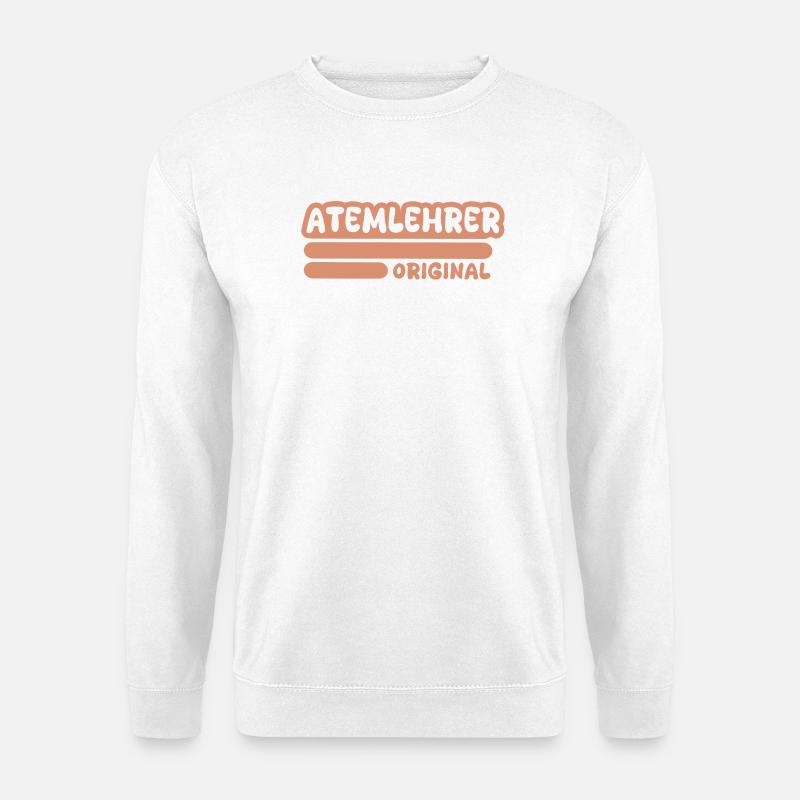 Gift for Breathing Instructor - Unisex Sweatshirt - white