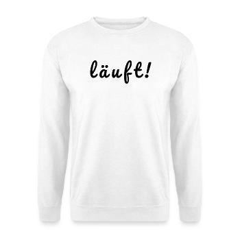 En courant ! - Sweat-shirt Unisexe - blanc - Devant