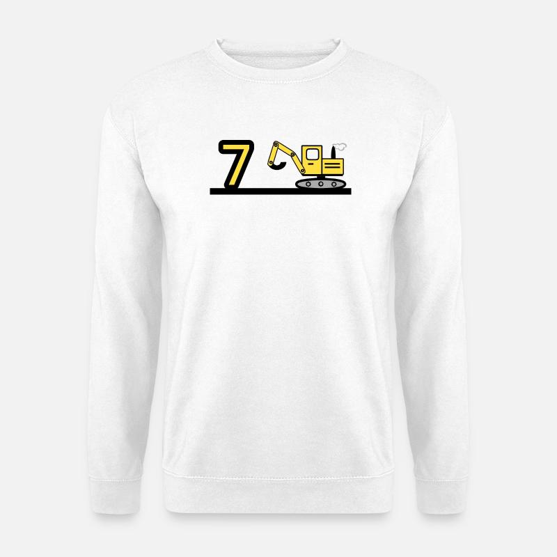 Bagger - Unisex Pullover - Weiß