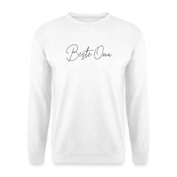 Beste Oma - Unisex Pullover - Weiß - Vorne