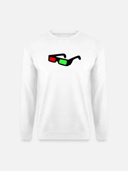 Blocs néon dans le contraste nocturne - Sweat-shirt Unisexe - blanc
