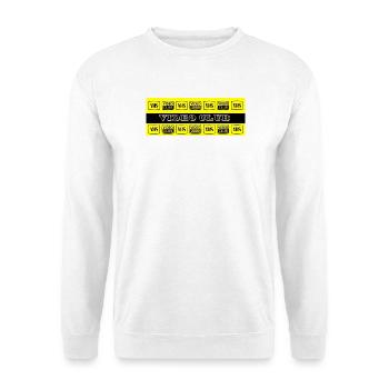 VHS / V2000 -  Vidéo Club  - Sweat-shirt Unisexe - blanc - Devant
