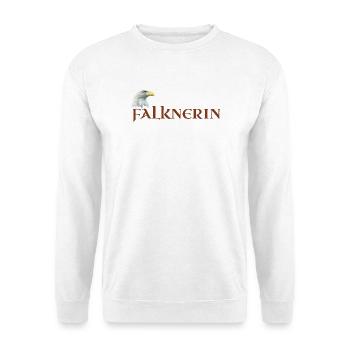 Falknerin, Adlerkopf, Weißkopfseeadler Falknerei - Unisex Pullover - Weiß - Vorne