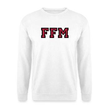 Frankfurt am Main FFM College Style - Unisex Pullover - Weiß - Vorne