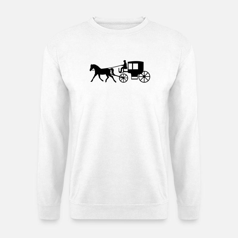 carriage - Unisex Sweatshirt - white