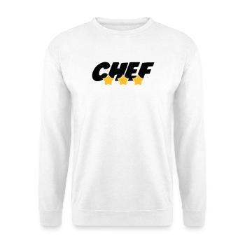 Chef - Cuisine - Patron - Boss - Cooking - Food - Unisex Sweatshirt - white - Front