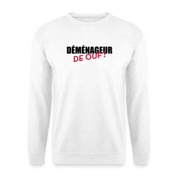 Mover Frachtführer Déménageur Déménagement - Unisex Sweatshirt - white - Front