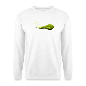 Die Luft ist raus.... - Unisex Pullover - Weiß - Vorne