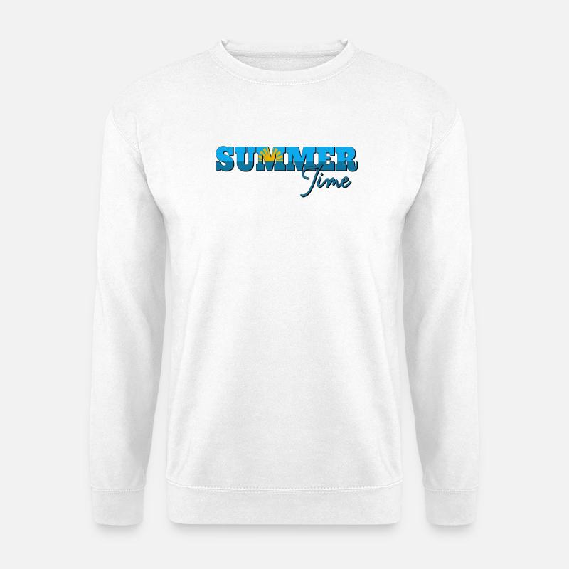 Summer Time - Unisex Pullover - Weiß