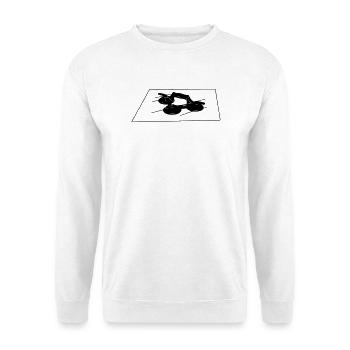Glasvakuumglaser mit Glaslandschaft - Unisex Pullover - Weiß - Vorne