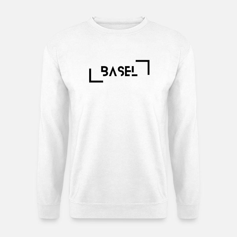 Basel black - Unisex Sweatshirt - white