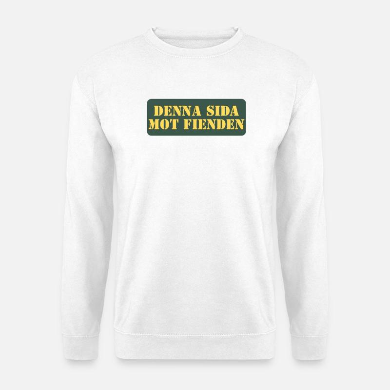 This side against the enemy - Unisex Sweatshirt - white