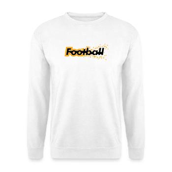 Fußball - Unisex Pullover - Weiß - Vorne