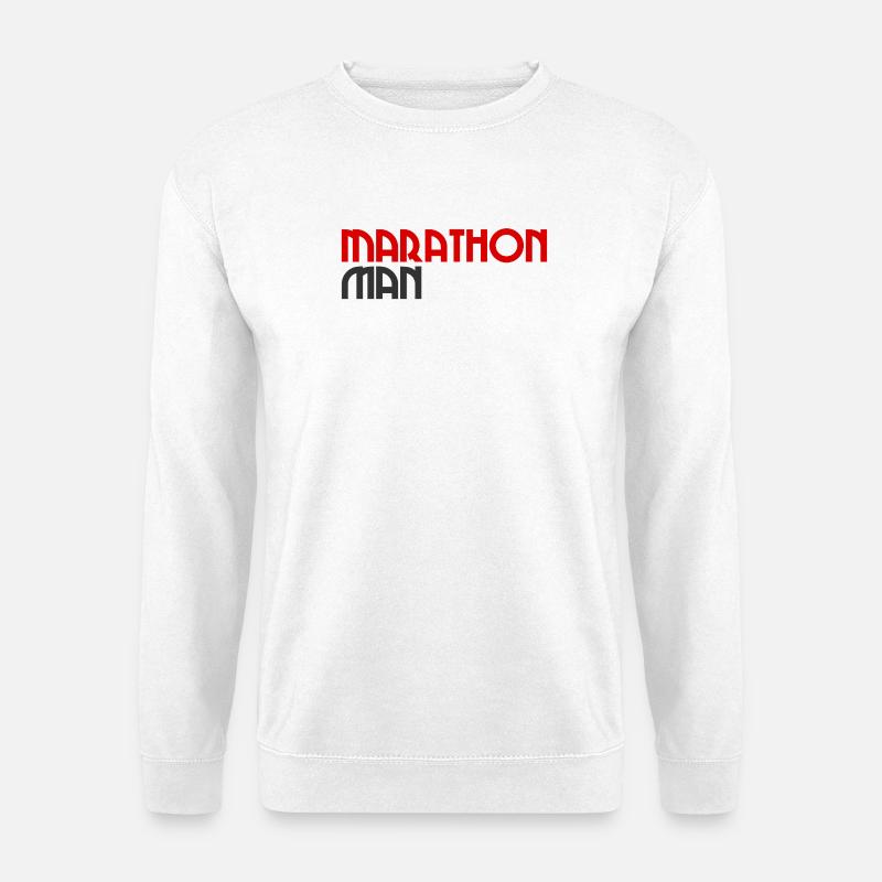 Marathon Man - Running - Joggen - Laufen Ausdauer - Unisex Pullover - Weiß