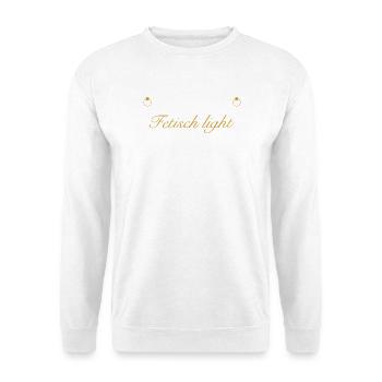 Fetisch light - Unisex Pullover - Weiß - Vorne - Alina (178cm) & Michal (187cm)