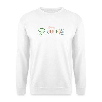 Disney Prinzessinnen Schriftzug Mit Logo - Unisex Pullover - Weiß - Vorne