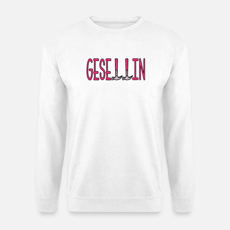 Handwerkerin Gesellin - Unisex Pullover - Weiß