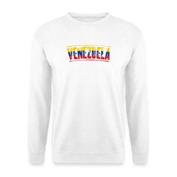 Mot-mot du drapeau du Venezuela - Sweat-shirt Unisexe - blanc - Devant