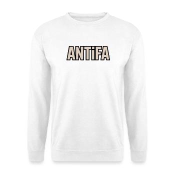 Antifa - Antifascist Merch - Unisex Pullover - Weiß - Vorne