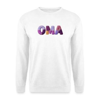 Granny Patchwork Letters Top Trend - Unisex Sweatshirt - white - Front