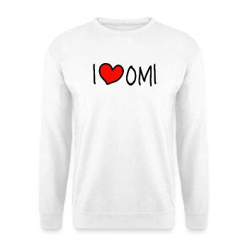 Ich liebe Oma  - Unisex Pullover - Weiß - Vorne