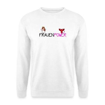 Frauenpower - Unisex Pullover - Weiß - Vorne