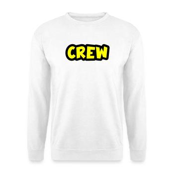 crew - Unisex Sweatshirt - white - Front
