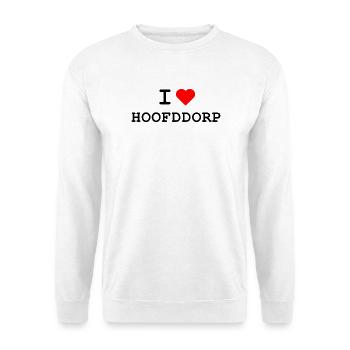 Ich liebe Hoofddorp - I love Hoofddorp - Unisex Sweatshirt - white - Front