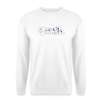 Sweat à capuche à graffiti de Paris - Sweat-shirt Unisexe - blanc - Devant