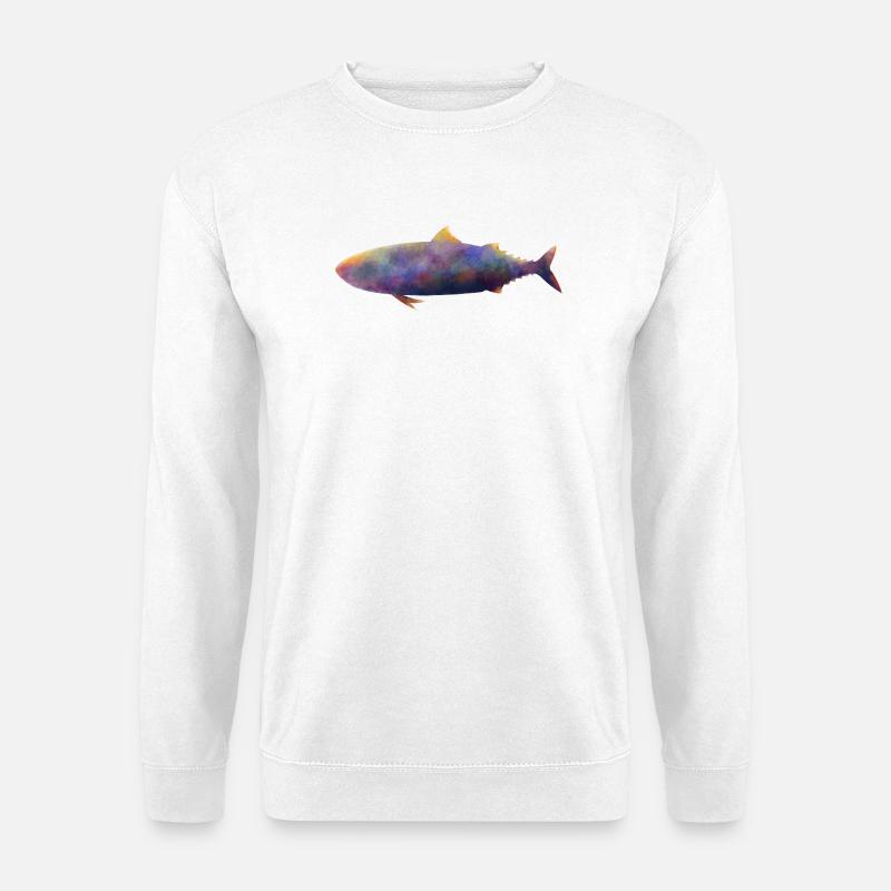 mackerel - Unisex Sweatshirt - white