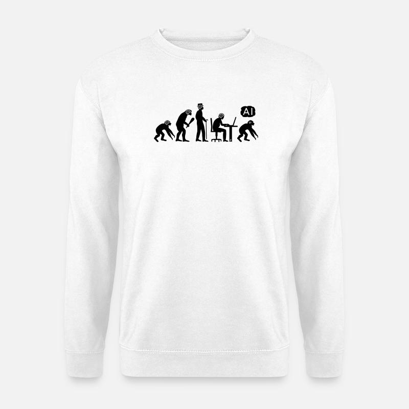 AI-volution - Unisex Pullover - Weiß