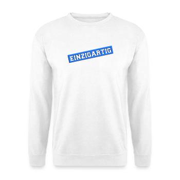einzigartig02 - Unisex Pullover - Weiß - Vorne