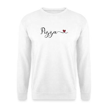 Pizza Heart - Unisex Sweatshirt - white - Front