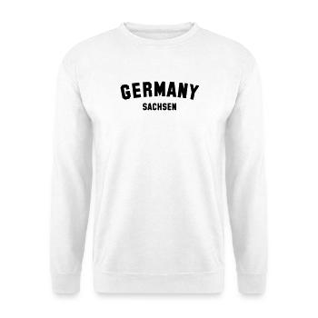 SACHSEN - Unisex Pullover - Weiß - Vorne