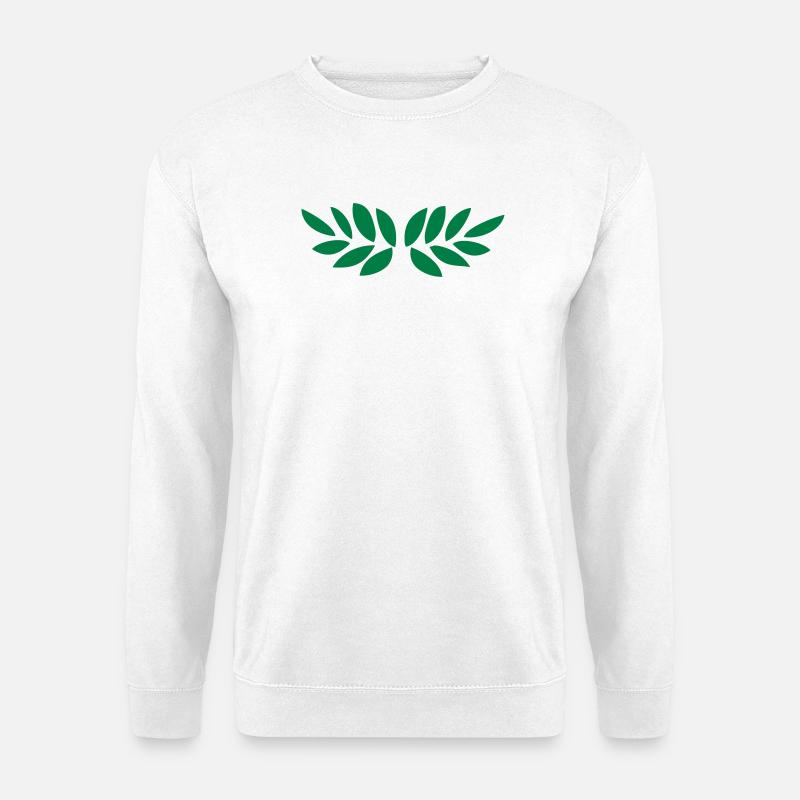 Lorbeerkranz - Unisex Pullover - Weiß