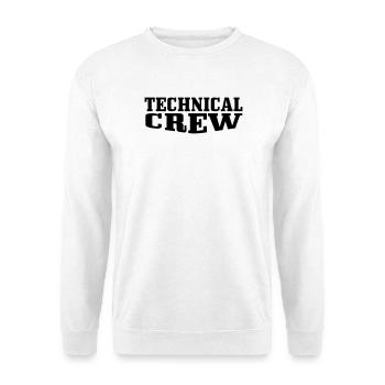 Technical Crew 2 - Unisex Pullover - Weiß - Vorne