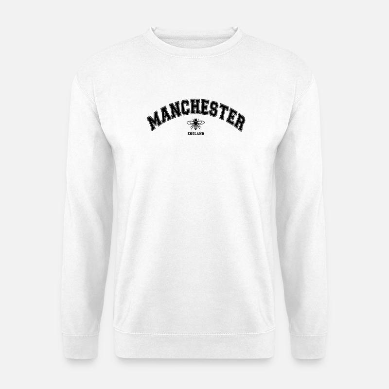 Manchester England - Unisex Pullover - Weiß