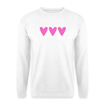 MAMAN. FÊTE DES MÈRES. BONNE FÊTE MAMAN. JE T'AIME - Sweat-shirt Unisexe - blanc - Devant