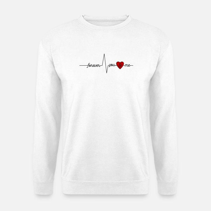 Forever love - Unisex Pullover - Weiß