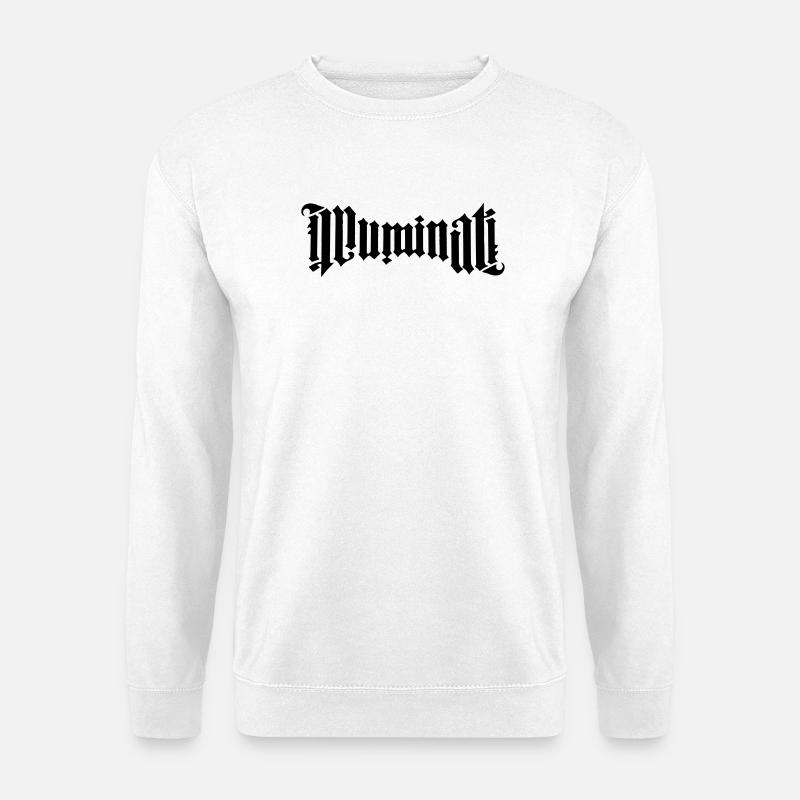 Ambigram Illuminati - Unisex Sweatshirt - white