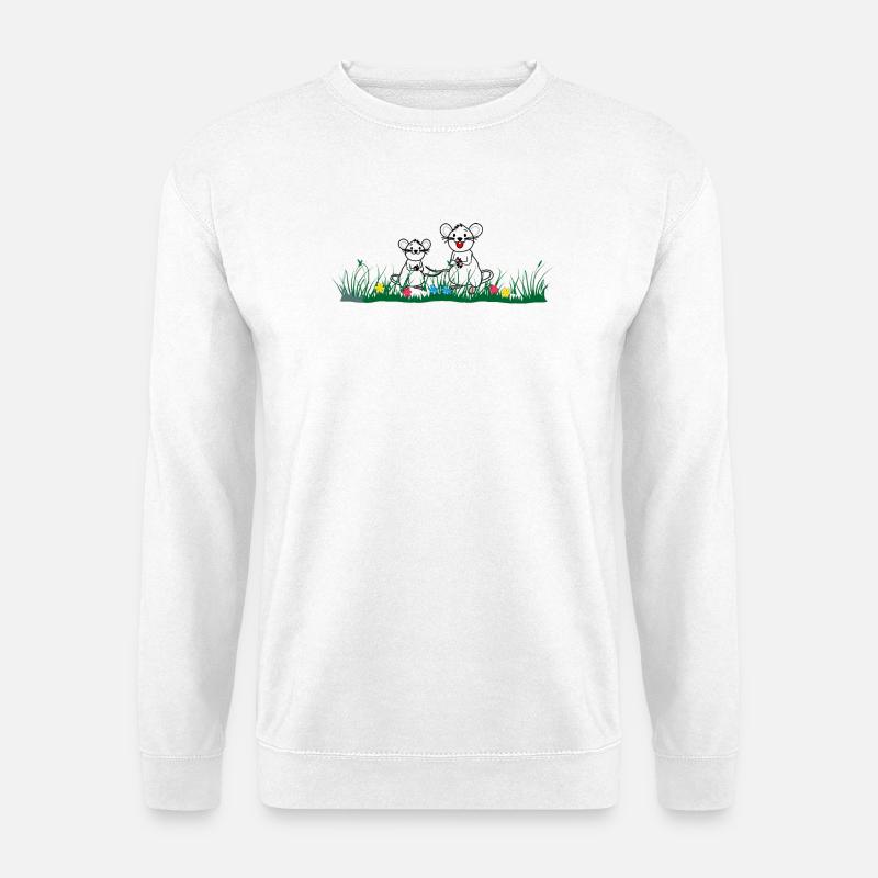 im Gras - Unisex Pullover - Weiß