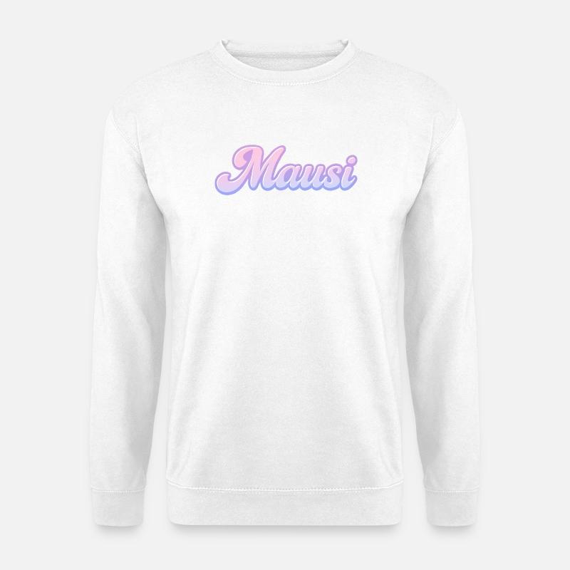 Mausi / y2k Design - Unisex Pullover - Weiß